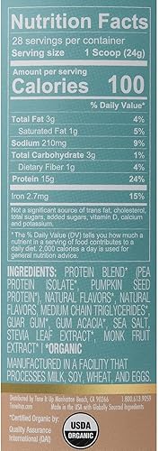 Miniatura 3 de Tone It Up  Proteína de vainilla orgánica en polvo 28 porciones y proteína inmune de plátano fresa en polvo 14 porciones