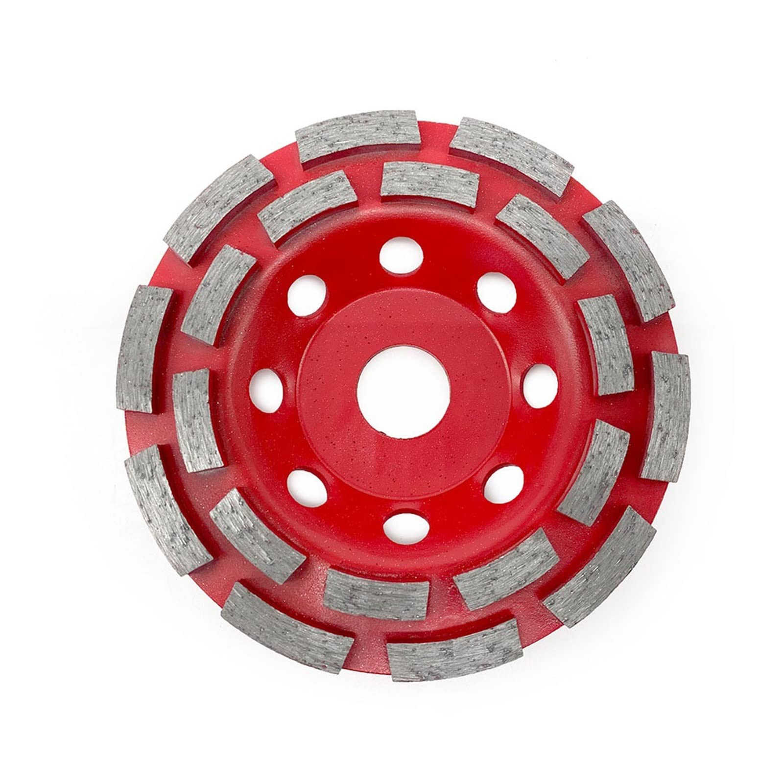 Soywim One Color Seam Setter, 2Pcs 5’125Mm Double Row Cup Wheel Diamond Grinding Disc Bowl Shape For Marble Granite Concrete