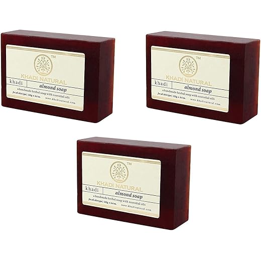 Khadi Almond Soap - Tanning Reduction - 375 gm