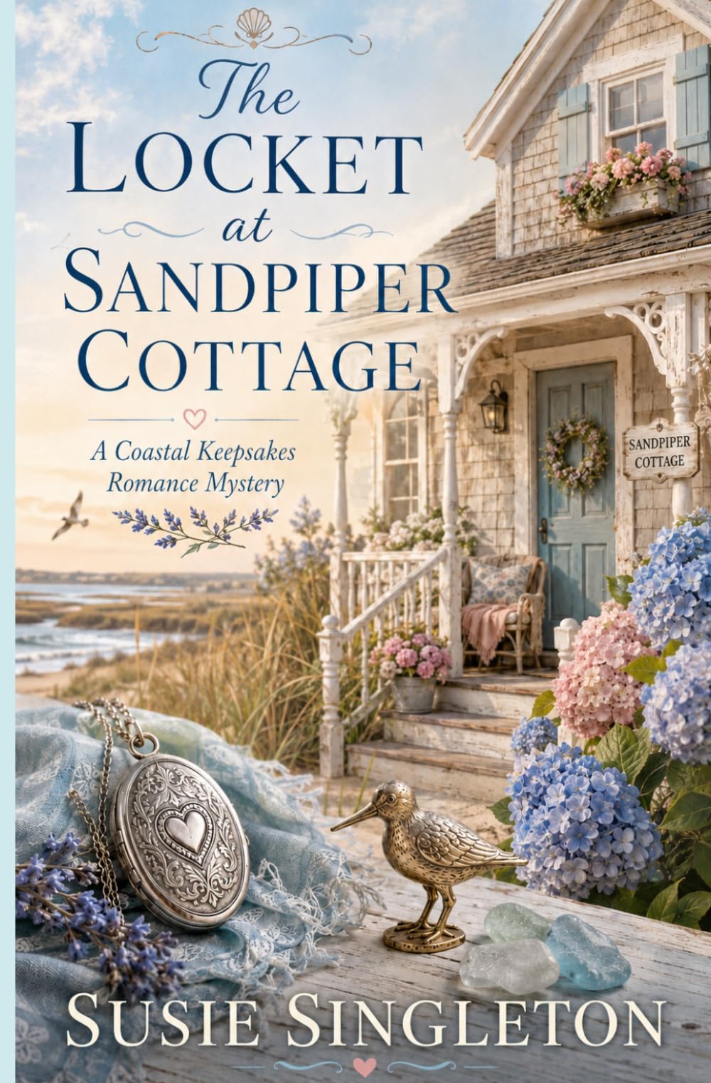 The Locket at Sandpiper Cottage (Coastal Keepsakes Romance Mysteries)