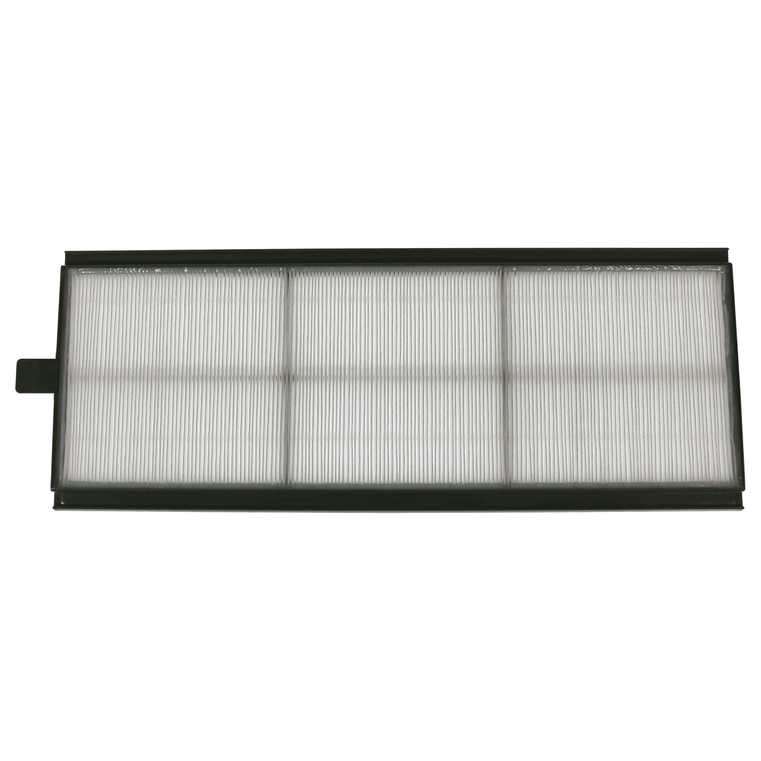 vhbw Set filtros reemplaza Zehnder 006040220, 400100085 para unidad ventilación - G4 / F7 8 uds., 50 x 16 x 1 cm, blanco/amarillo/verde
