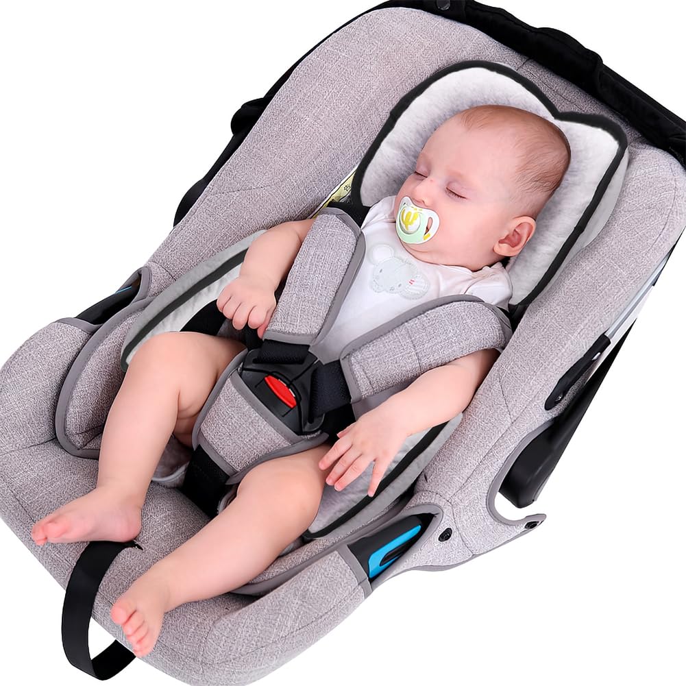 GFU Inserti Neonato Per Seggiolino Auto: Sostegno Testa E Corpo Reversibile Morbido