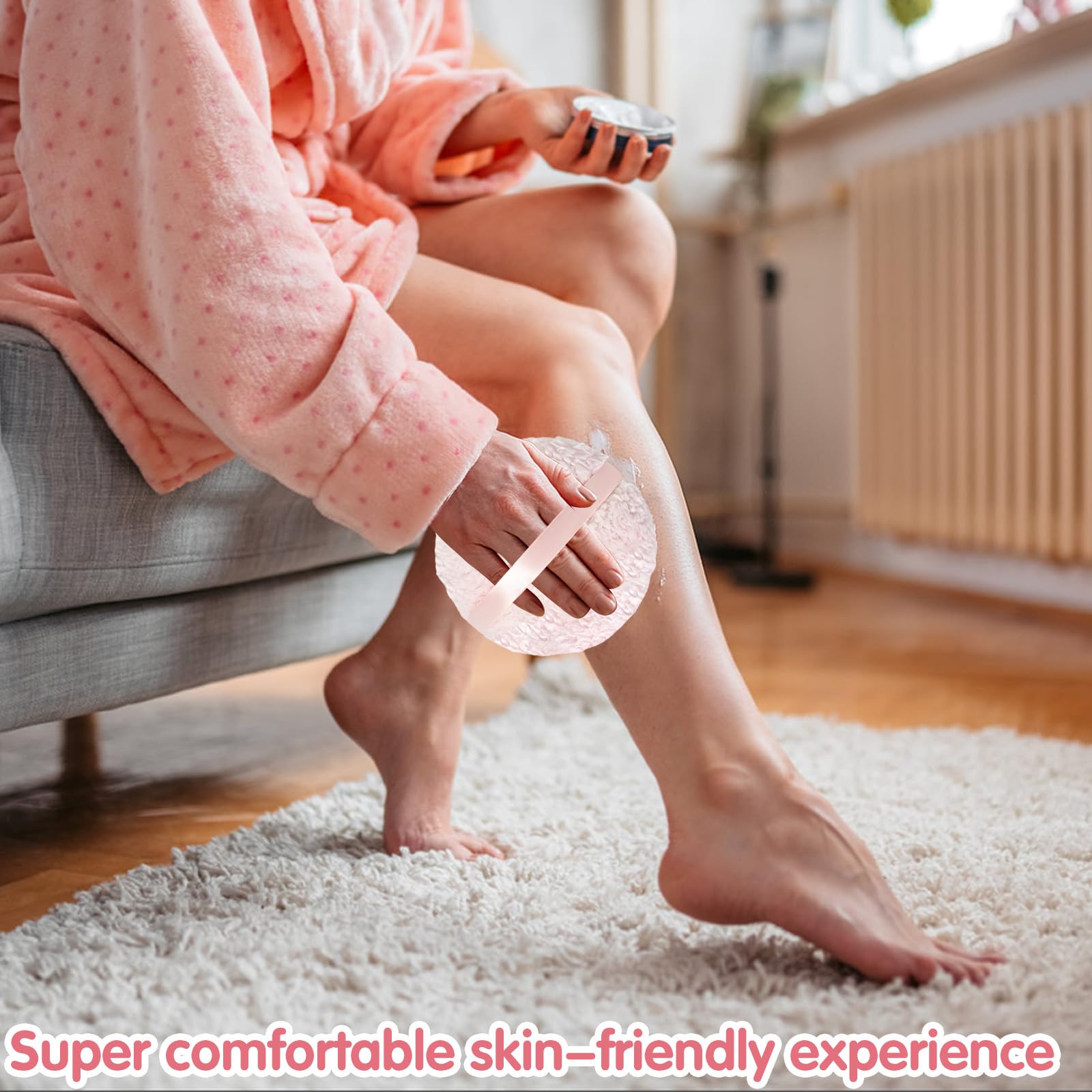Grande Extra Soft Powder Puff con Contenitore di Polvere, Applicatore per il Corpo