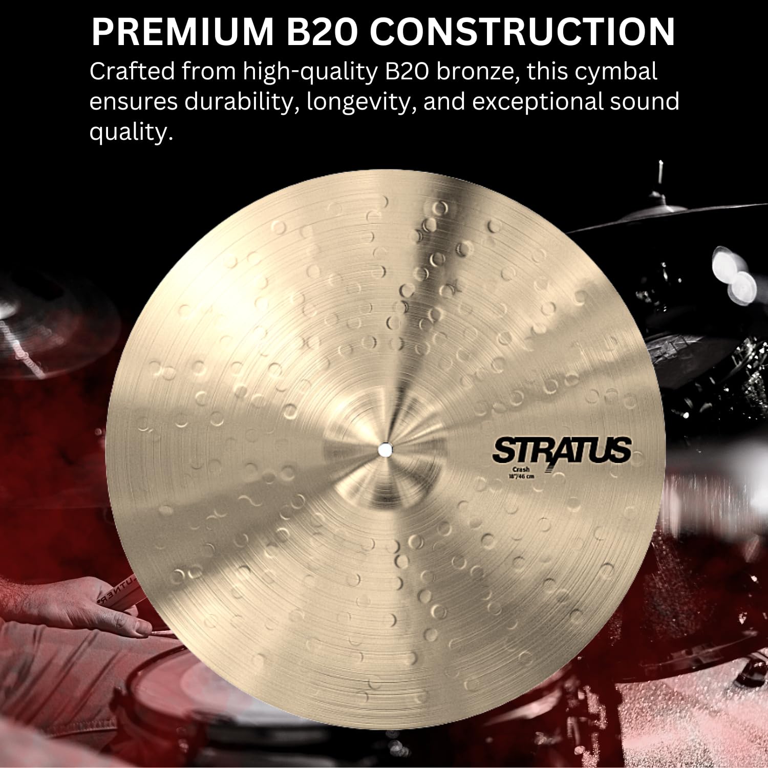 Sabian Stratus Crash Cymbale 18"
