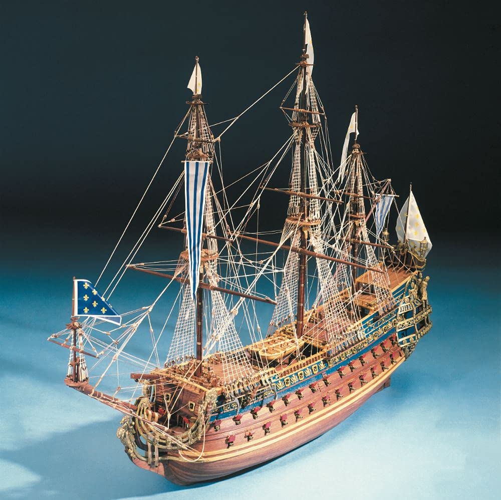 Mantua Model796 Soleil Royale - Scale 1:77 - Plank On Bulkhead - Length 41" (1030 mm)