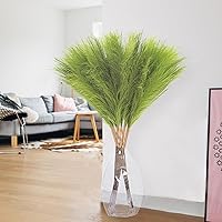 Vista 9 de Decoración de Hierba de Pampas de 38" 10 Tallos Altos - Hierba de Pampas Falsa para Jarrón de Piso Hierba de Pampas Artificial Esponjosa