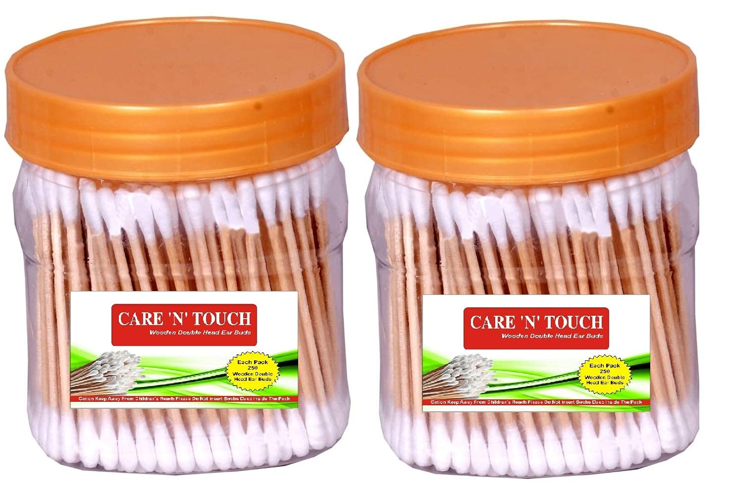 Care N Touch Wooden Double Head Cotton Ear Buds (PACK OF 2)-image-47