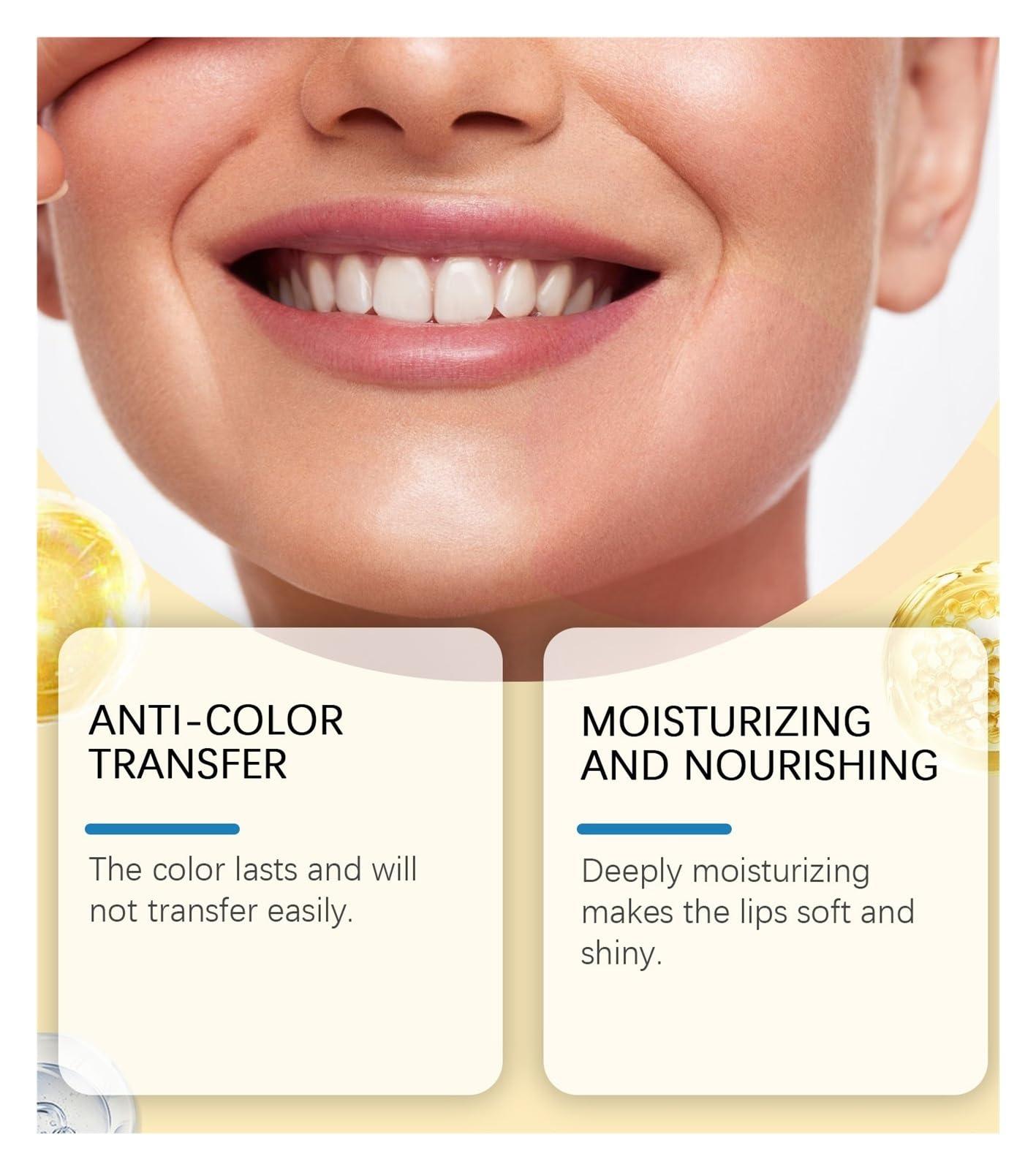 Balsamo for labbra colorato da 3,5 g, for un look naturale senza trucco che illumina la carnagione durante gli spostamenti quotidiani(4pcs)