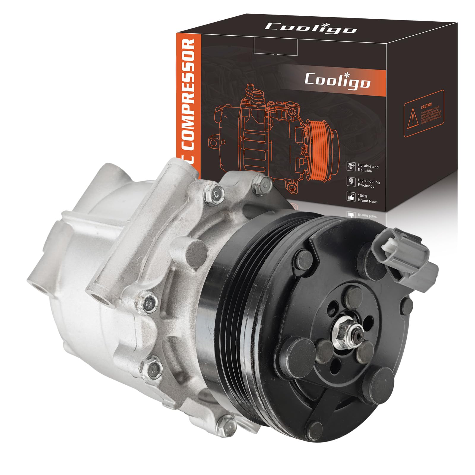 AC Compressor with Clutch Fit for Honda Civic 1994‑2000,CO3057AC