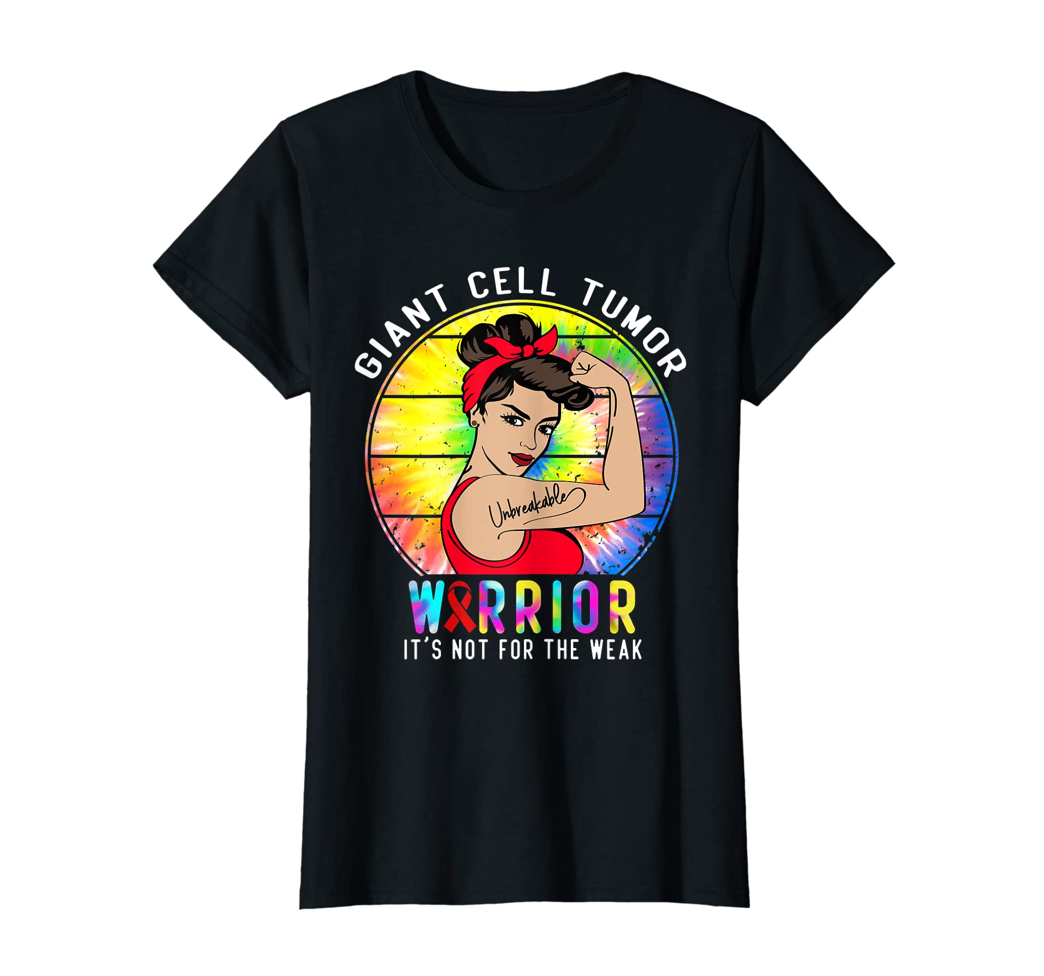 giant cell tumor Awareness warriorWomens giant cell tumor GCT Awareness Tie Dye for Women T-Shirt