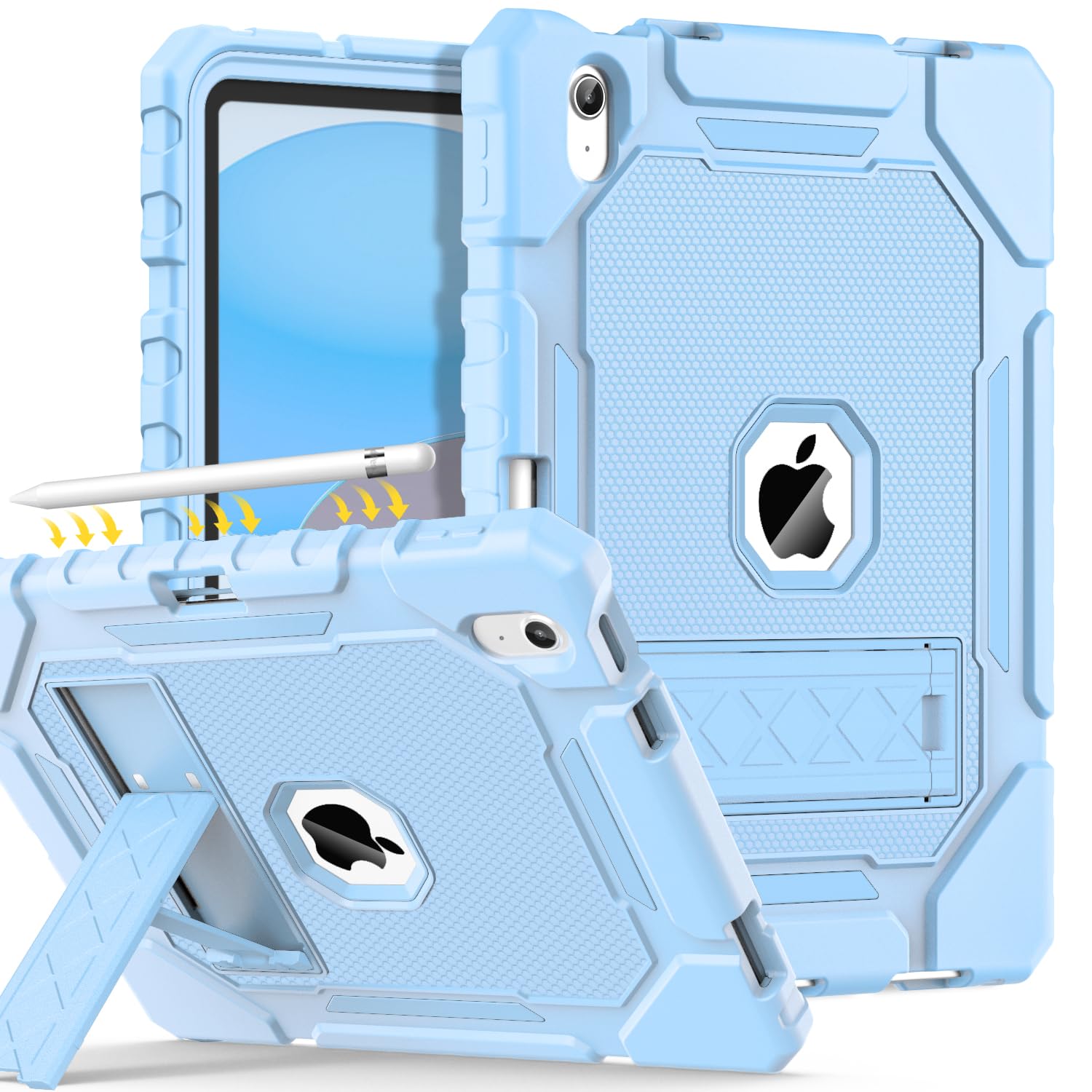 Grifobes for iPad A16 Case 11th Generation 11 inch 2025 / iPad 10th Generation Case 10.9 inch 2022, Heavy Duty Military Grade Shockproof Cover with