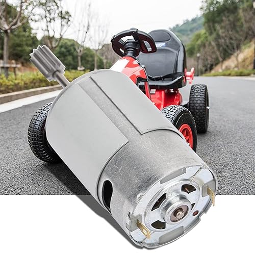Miniatura 2 de RS550 6V Micro Motor Motor de Alta Velocidad para Coche de Juguete Eléctrico Niños Motocicleta con 2pcs Cabeza de Diente (550-14000)