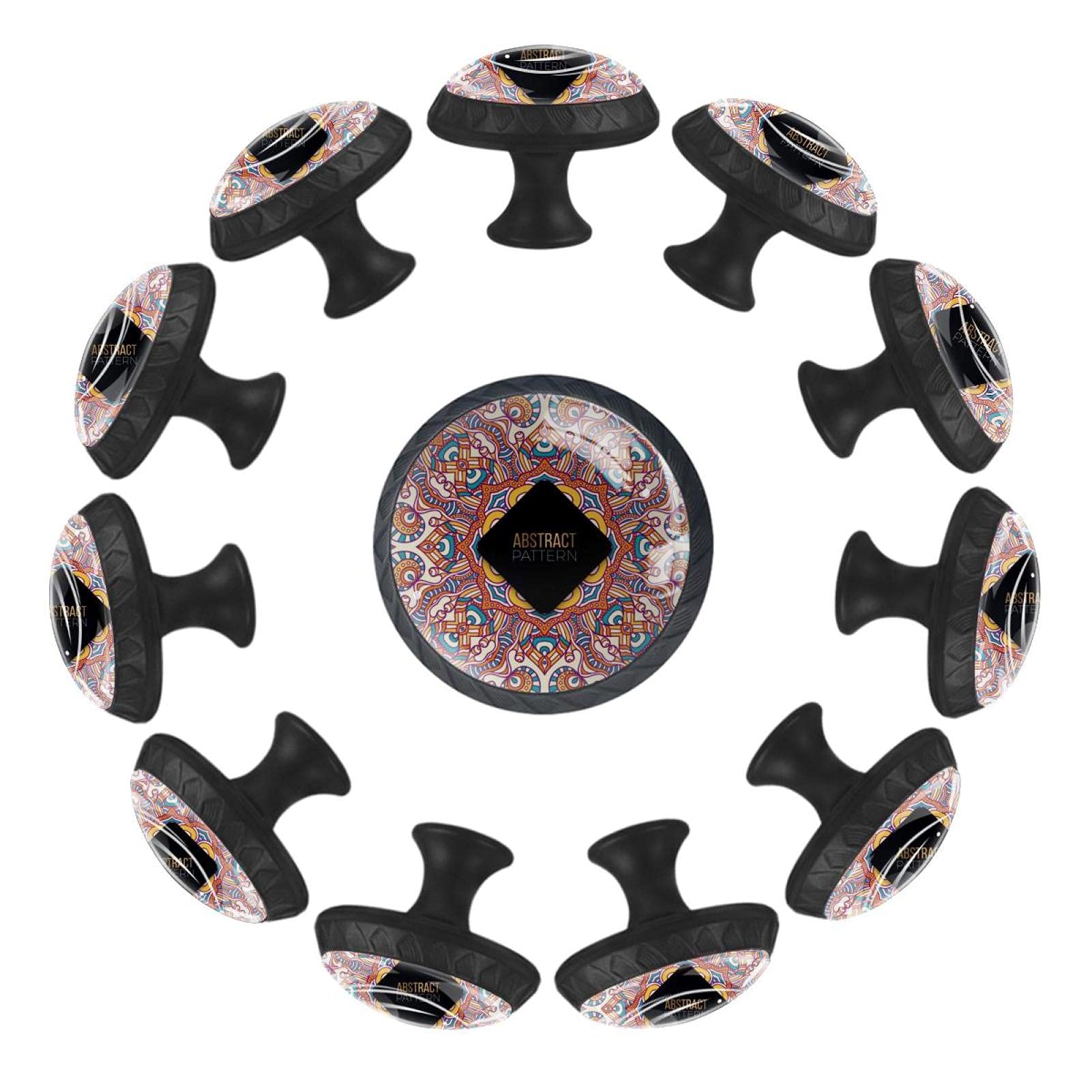 Boutons de tiroir mandala pour rénover facilement une commode ancienne