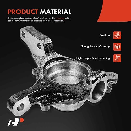Miniatura 4 de A-Premium Juego de 2 nudillos de dirección delantero izquierdo y derecho compatibles con Subaru Baja 03-06 Forester 00-08 Impreza 00-07 Legacy 00-04