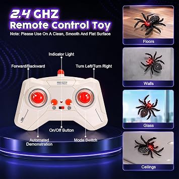 Remote Controlled Spider Toy Remote Control Wall Climbing Spider Car