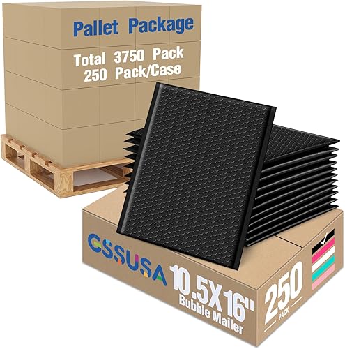 Miniatura 16 de GSSUSA - Sobres acolchados de polietileno de 6” x 10”, sobres de burbujas, bolsas sobres para envíos de pequeños paquetes, bolsa de envío, paquete