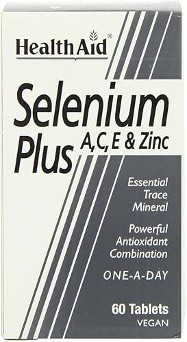 Miniatura 3 de Health Aid Selenio Plus (Vitaminas A, C, E y Zinc) 60 Tabletas