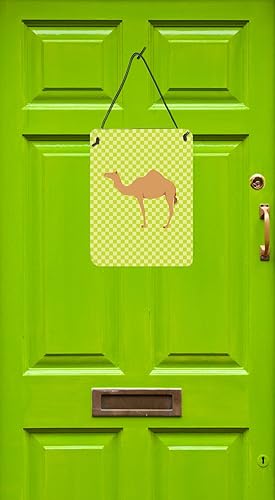 Miniatura 2 de Caroline's Treasures BB7643DS1216 - Letrero de metal de aluminio para colgar en la pared o la puerta, diseño de camello árabe, para cocina, bar,