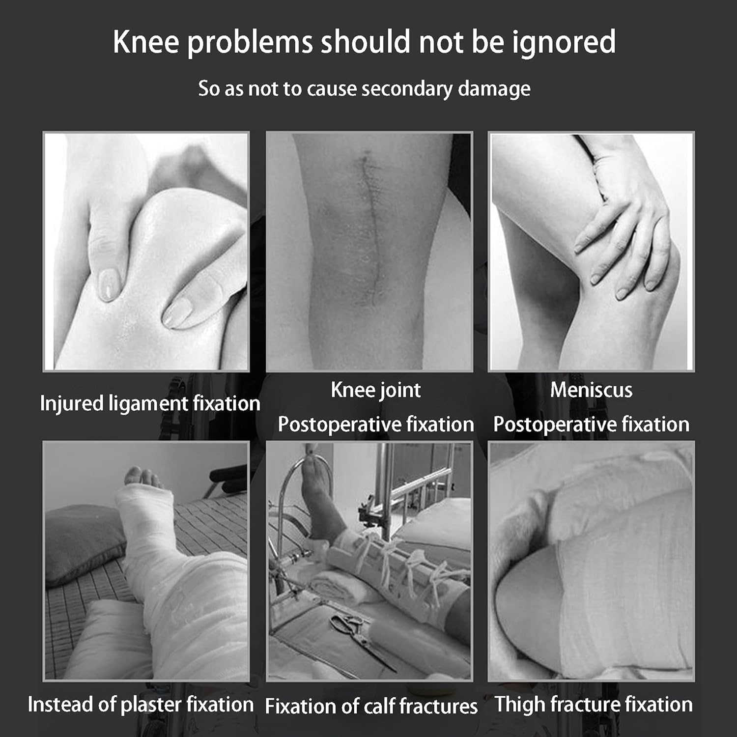 Rodillera con bisagras Ajustables, inmovilizador de Rodilla ROM, órtesis para piernas, órtesis rotuliana ortopédica para recuperación posoperatoria,Right Side