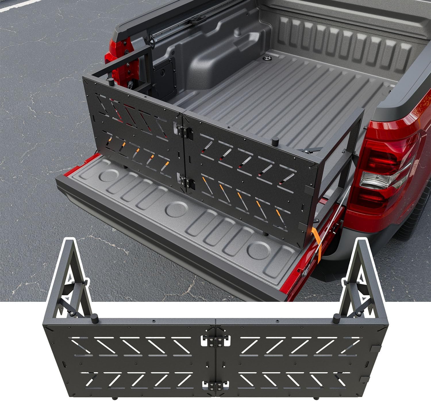 Truck Bed Extension Compatible with 2022-2026 Ford Maverick Bed Extender Tailgate Extender Replacement for 2022-2026 Ford Maverick Accessories
