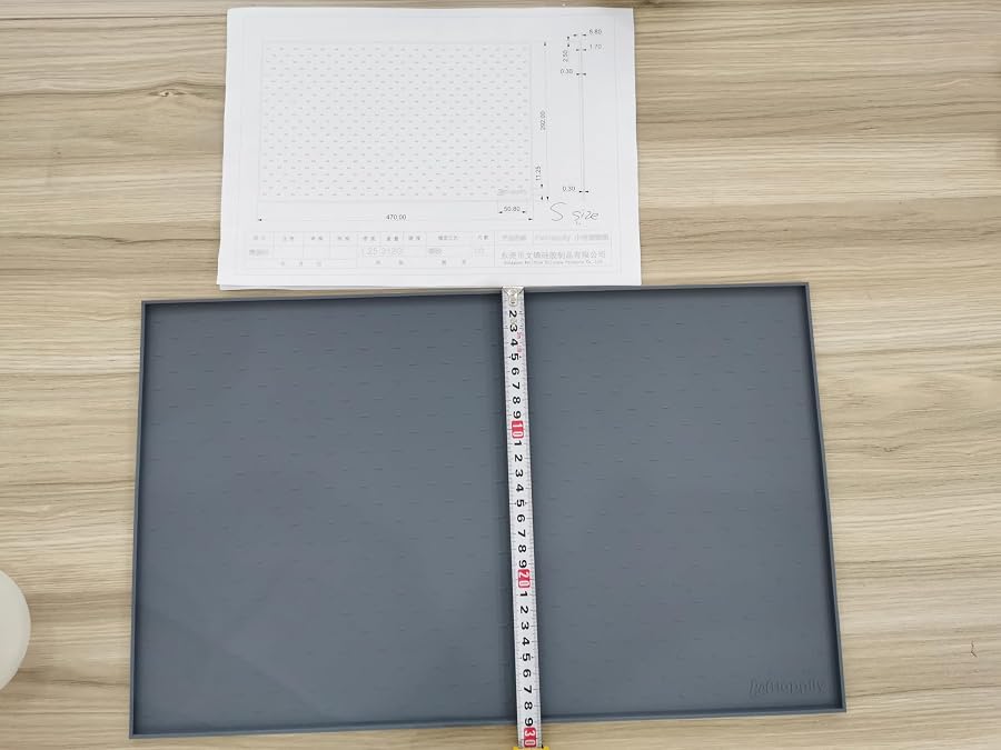 PetHappily Dog Food Mat - Raised Edges Dogs Mat for Food and Water Prevent Spill, Waterproof Cat Food Mats Protect Floors, Easy Clean Dog Bowl Mats for Food and Water, Silicone Pet Feeding Placemats - image 8