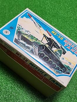 ニュー MS-58 ミサイルタンク　マスダヤ Amazon.co.jp: MILE TANK MS-58 Tank Missile Tank Retro Tin