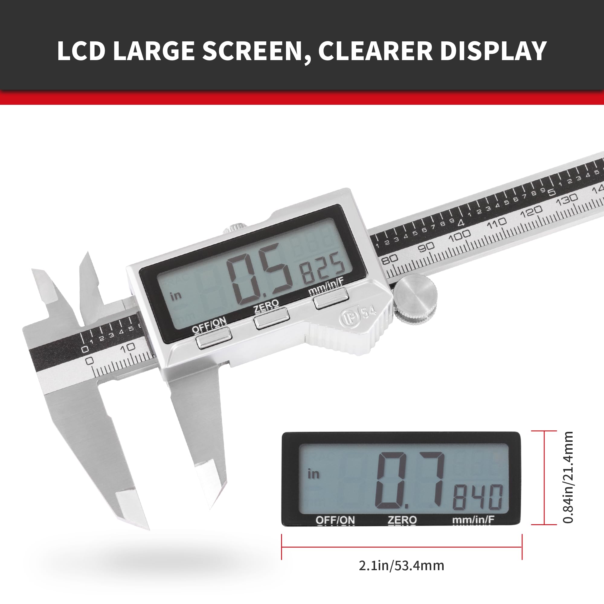 Digital Calipers - Stainless Steel Measurement Tool -3