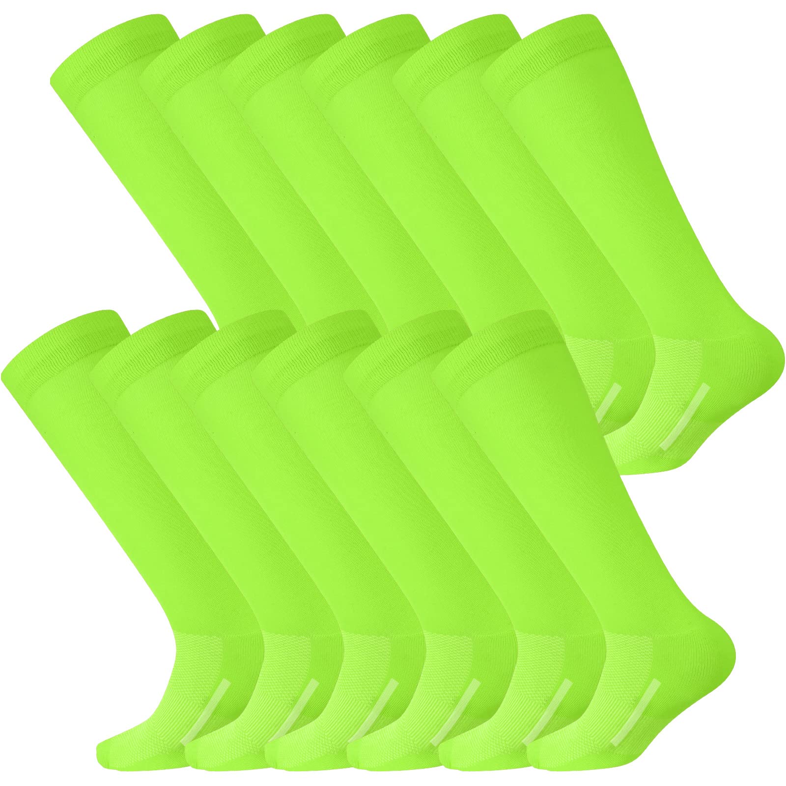 Haysandy 12 Pairs Youth Football Socks Bulk Softball Soccer
