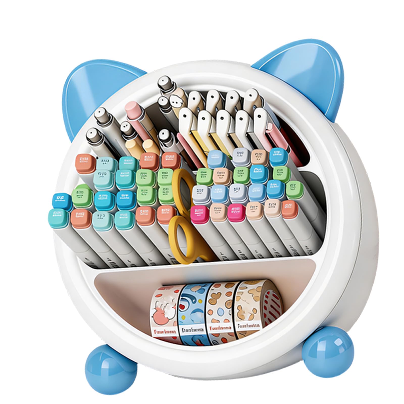 Aqvjd Pen Holders Container Desktop Ornament Pencil Storage Cup Brush Pens Cup Desk Pencil Holders Offices Home Desk Decors Organizers