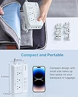 Vista 7 de VINTAR - Convertidor de voltaje de 220 V a 110 V, convertidor de viaje de 2000 W para secador de pelo y convertidores de potencia de 200 W