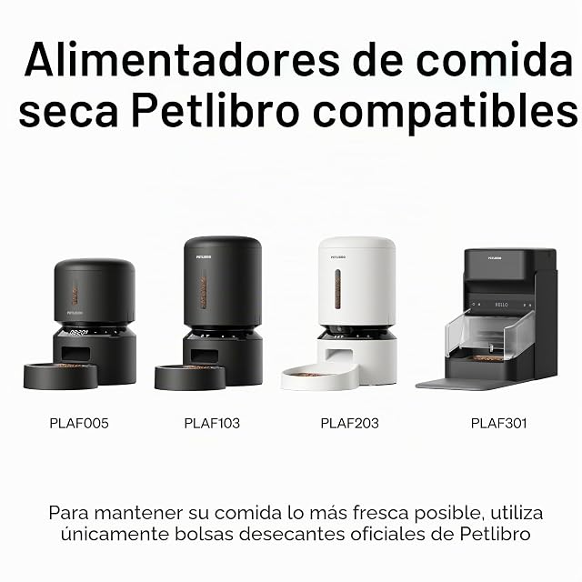 Foto 2 de 7 de PETLIBRO Paquete de 6 Bolsas secas para comederos automáticos para Gatos y Perros