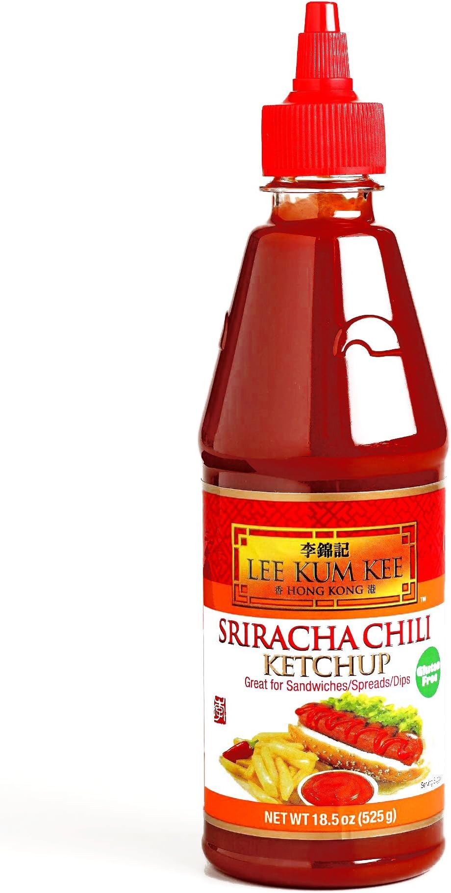 Lee Kum Kee Sriracha Chili Ketchup 18.5 oz each (1 Item Per Order)
