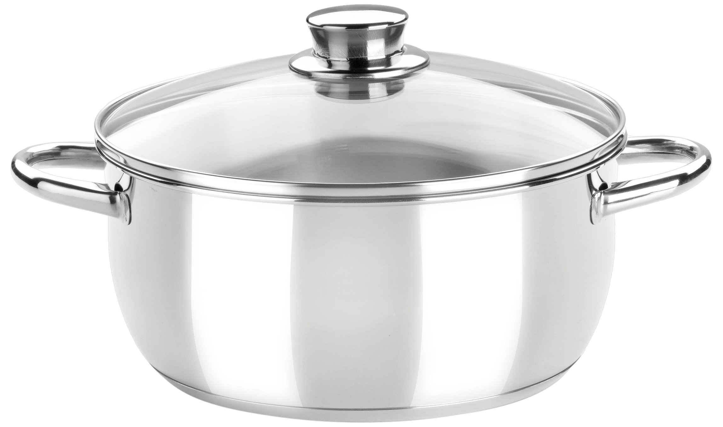 MONIX Optima | Cacerola Optima 30 cm con tapa de cristal