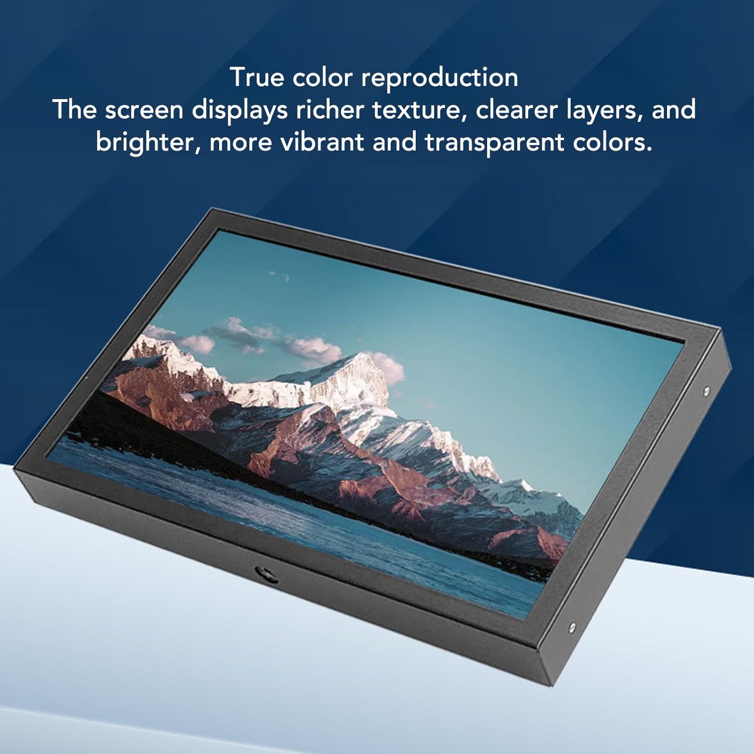 7in Gaming Second Display Screen, 1024x600 Resolution Portable Monitor, High Definition Multimedia Interface VGA AV Inputs, for Laptop PC Nano