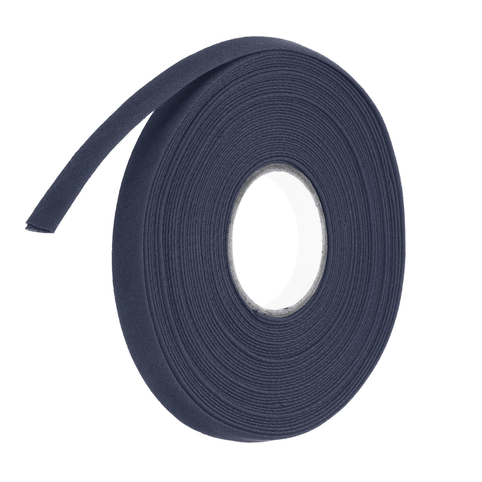 sourcing map 3/8 Inch Double Fold Bias Tape Polyester Continuous Bulk Bias Tape for Sewing,Seaming Quilting Hemming Binding Crafts (Navy Blue 10 Yards)