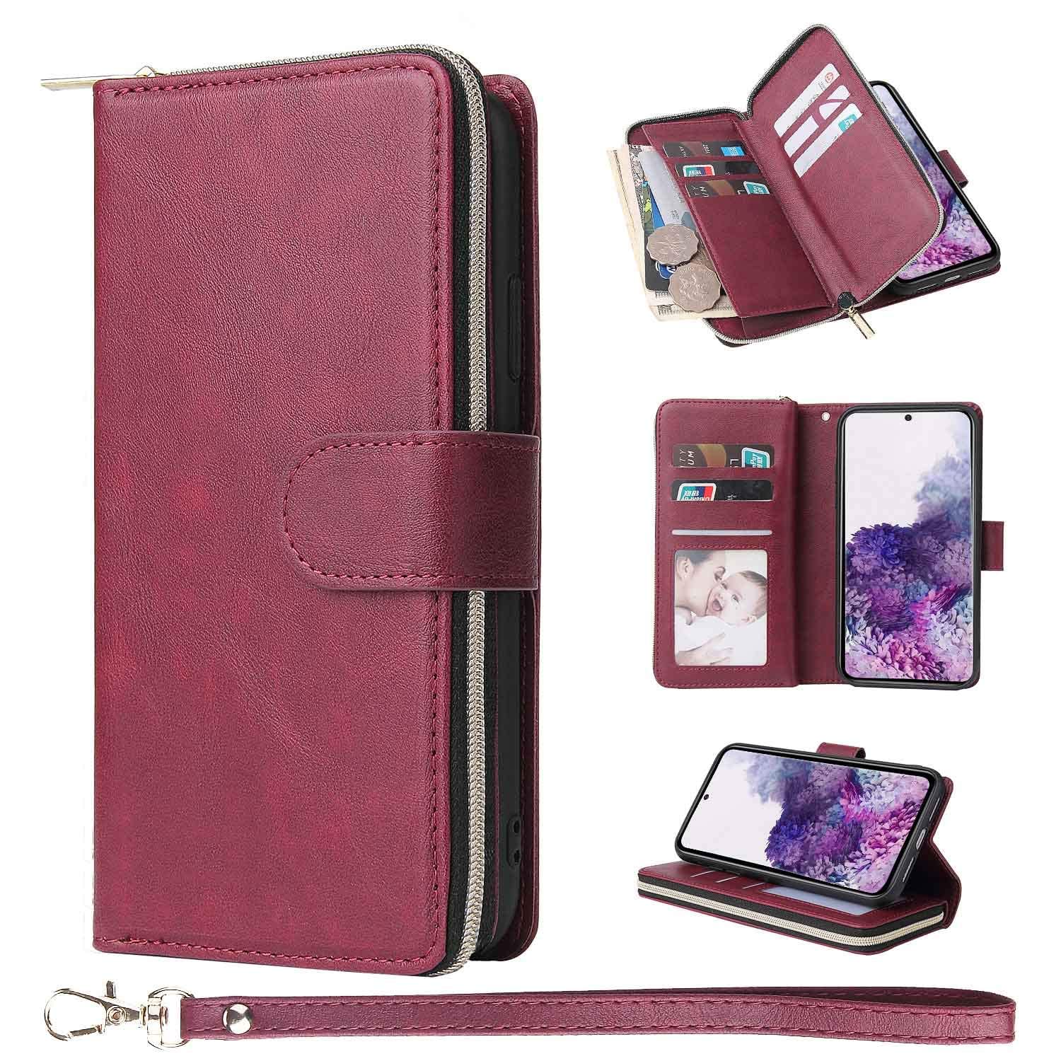 Funda Samsung S21 FE anticaídas que sustituye tu cartera con cremallera total 7