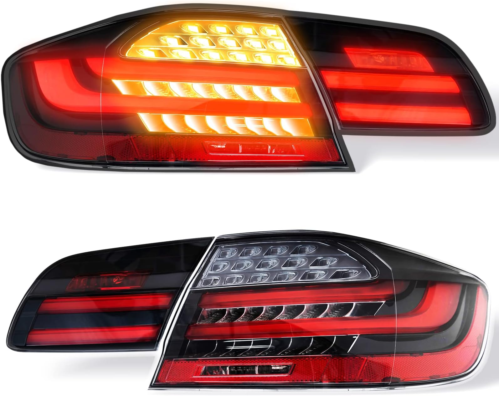 PENSUN Tail Lights Rear Lamp LED Smoke Fit for 2008-2013 BMW 3-Series M3 E92 Coupe LCI