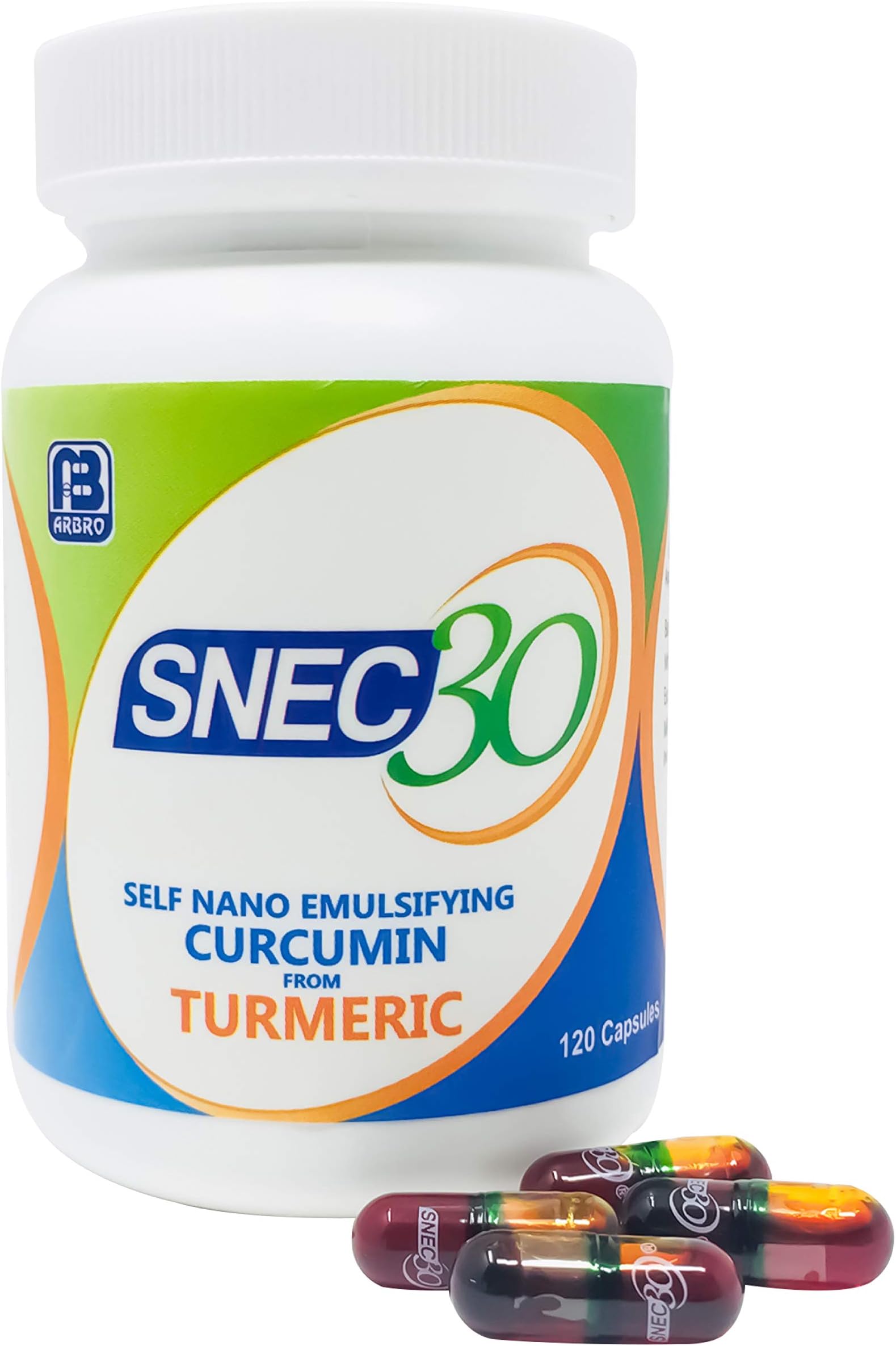SNEC30 Ayurvedic Curcumin Capsules,900mg (120 Capsules) | No Piperine | Nano Curcuminoids | High Absorption | Antioxidant & Anti-inflammatory