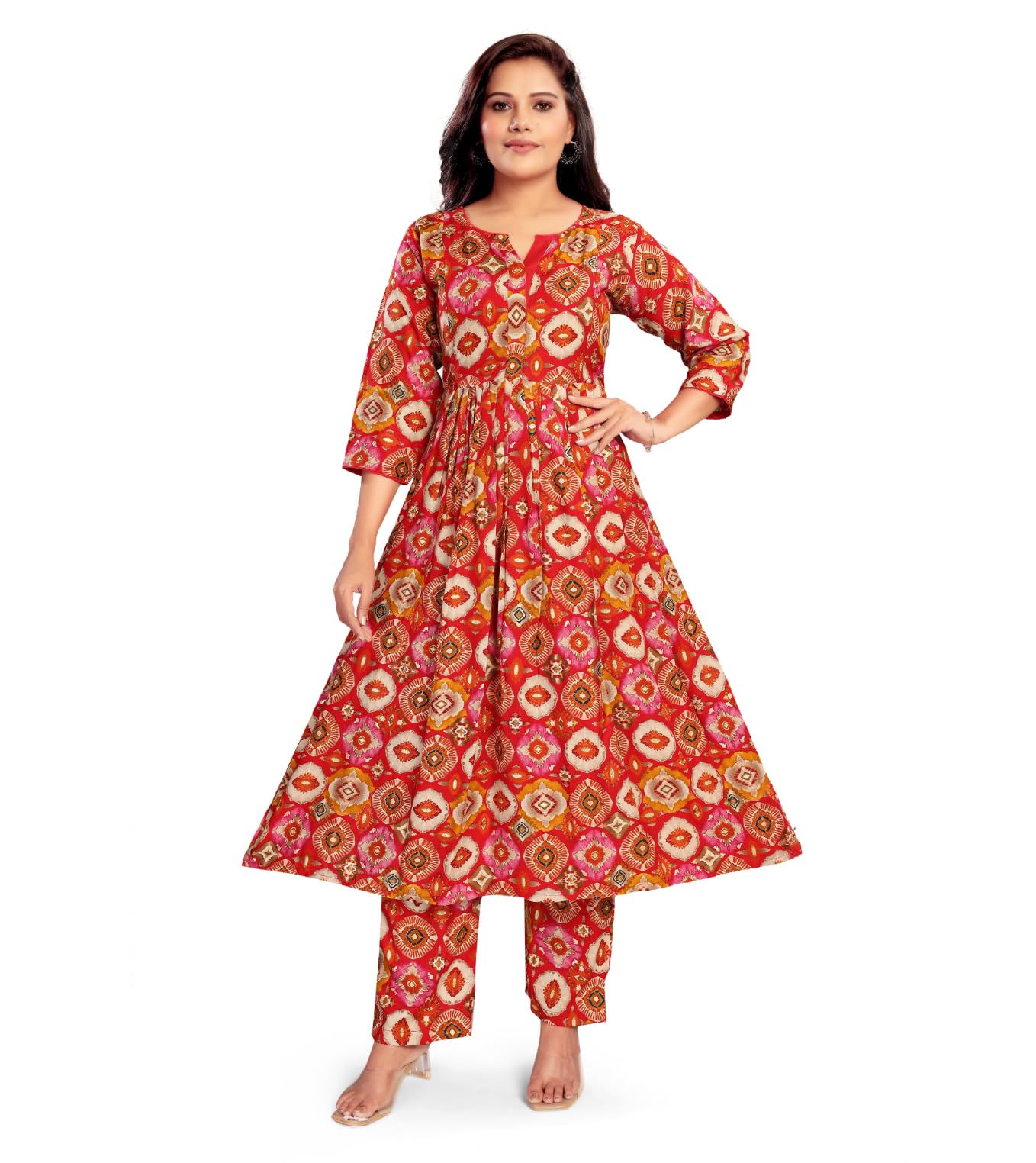 Women’s Maternity Kurta Set | Feeding Kurti with Concealed Zippers | Maternity Dress for Pre & Post Pregnancy-image-39