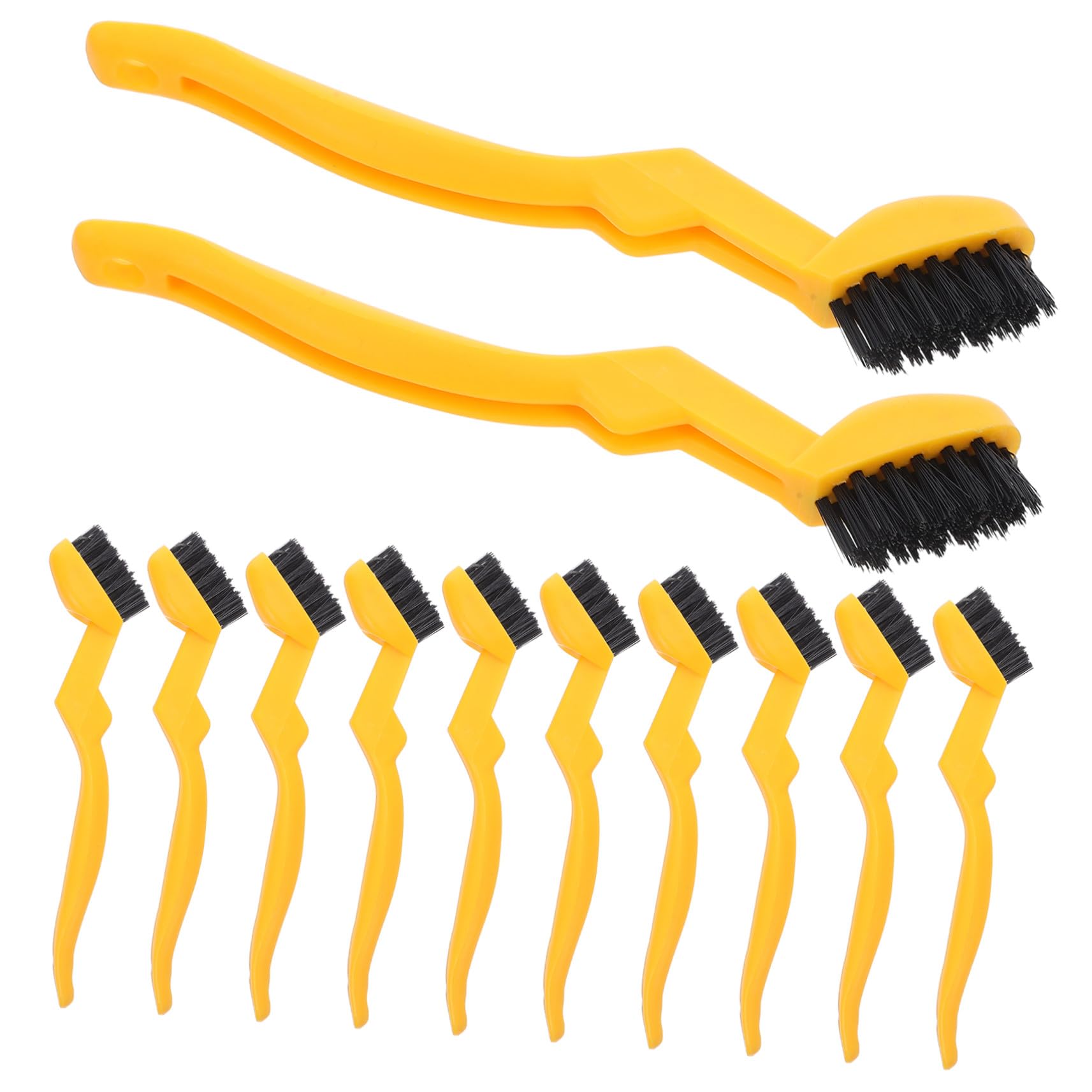 Mini brosses nylon industrielles x30 avec poignée ergonomique