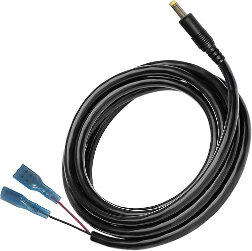 Miniatura 6 de Cable de alimentación para cámara Trail de 79 pulgadas: enchufe de CC de 0.157x0.067 in, cable de alimentación externo, compatible con cámaras