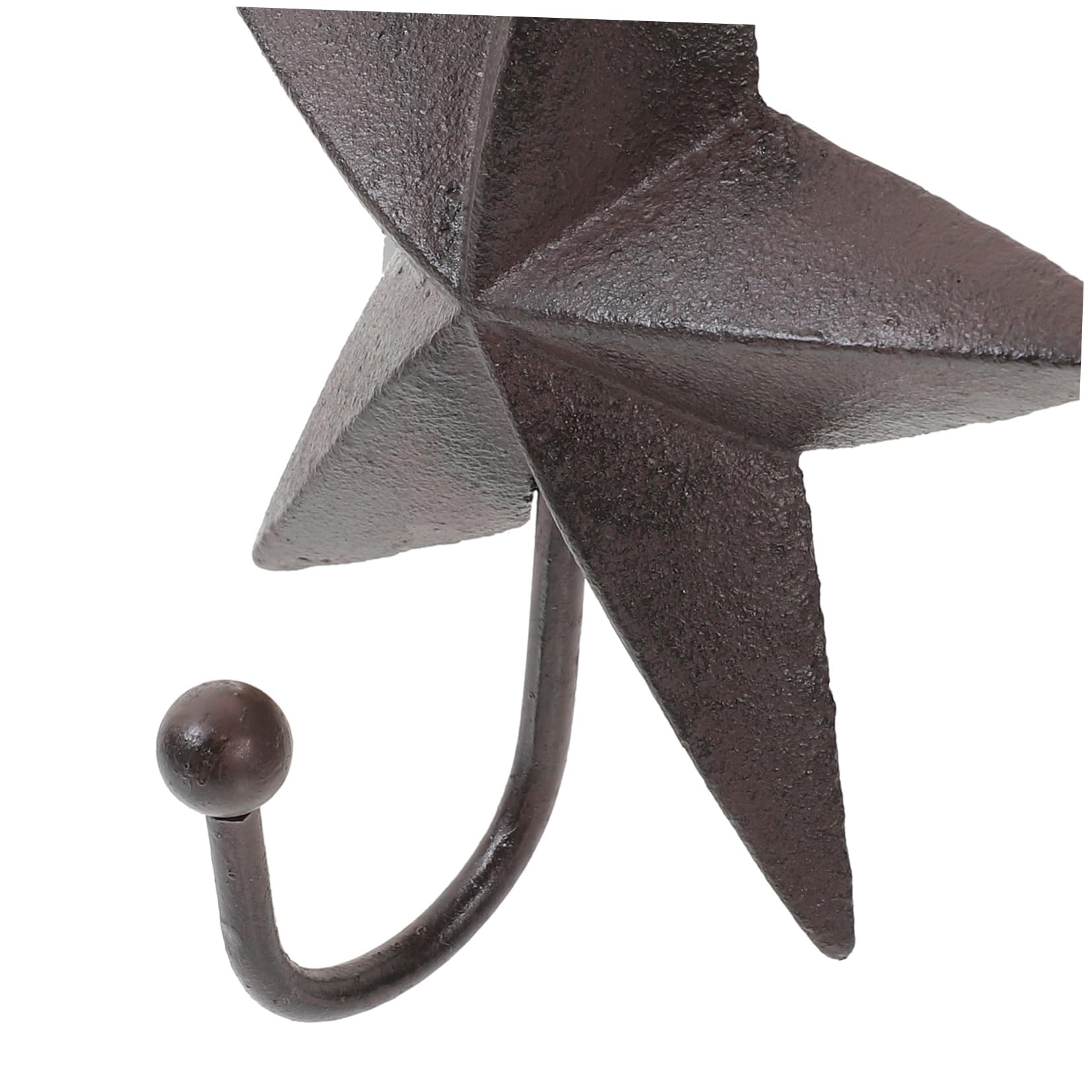 Lot De 4 Crochets Muraux Vintage En Fer Noir - Porte-manteaux, Porte-chapeaux Style Industriel