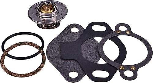 Miniatura 4 de Kit de termostato 807252Q4 18-3668 compatible con motores MerCruiser Quicksilver V-6 y V-8 MerCruiser 1983-2016 8.2L V8 0A338533-0F775199 1985-1995