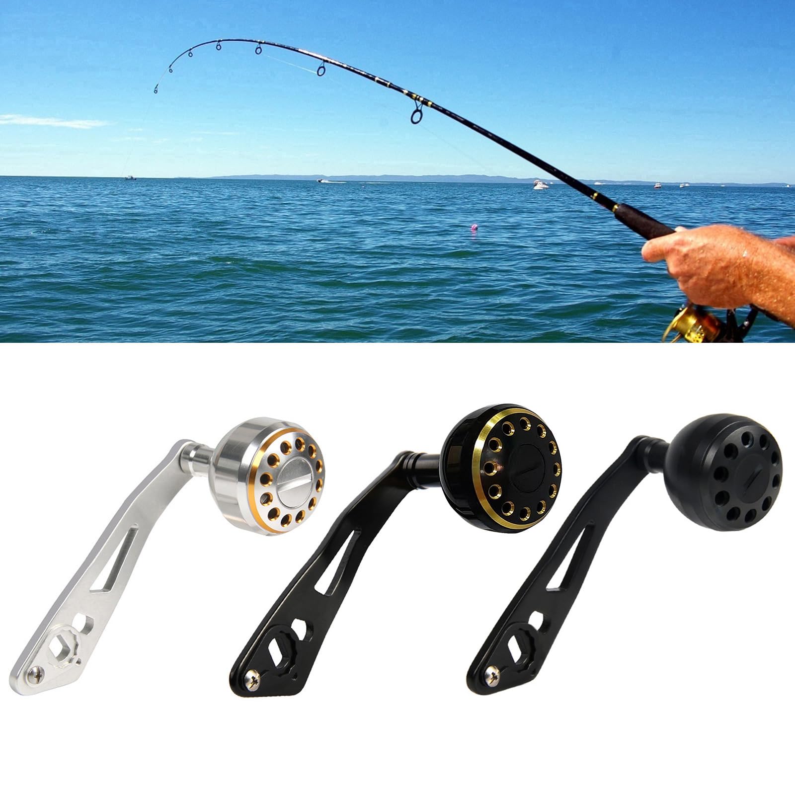 eva fishing reel knob T-bar Power For Conventional Reel day fishing trip 1/2/4PCS# Fishing Reel Handle EVA