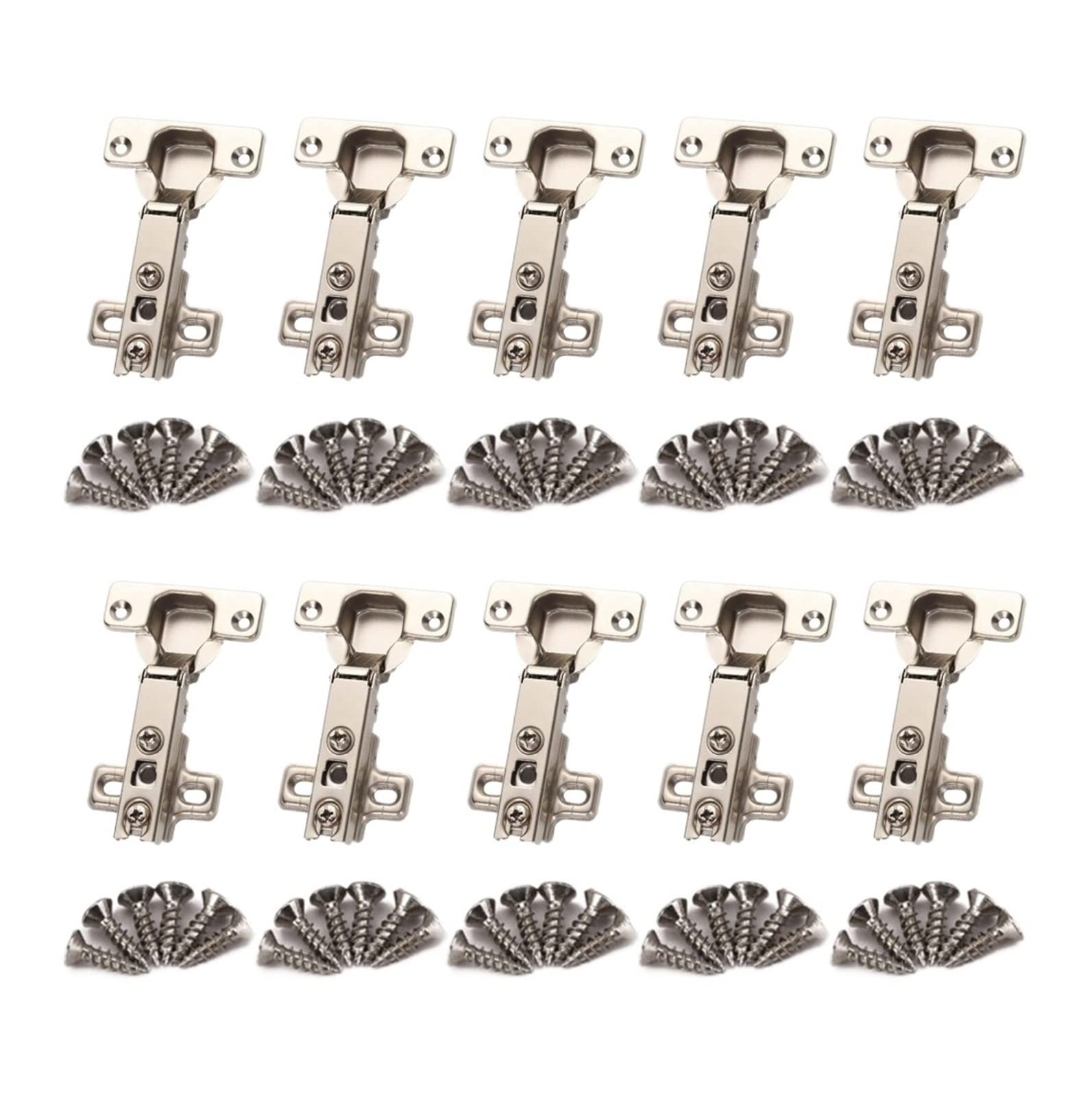 Charnières de hangar lourdes en acier inoxydable avec amortisseur silencieux x10