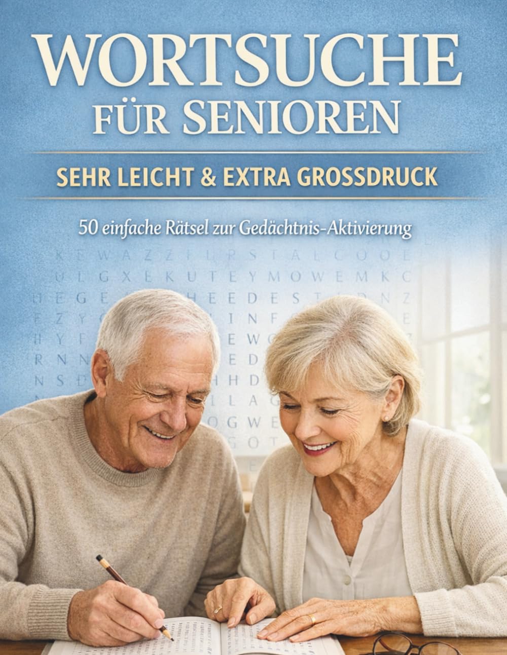 Wortsuche für Senioren: Sehr leicht & Extra Großdruck – 50 einfache Rätsel zur Gedächtnis-Aktivierung | Ideal für Zuhause & Pflegeeinrichtungen