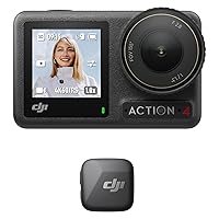 DJI Osmo Action 4 + Trasmettitore Mic Mini (Nero infinity)
