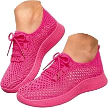 Womens Mesh Running Shoes Orthopedic Wide Toe Lace Up Platform Sneakers