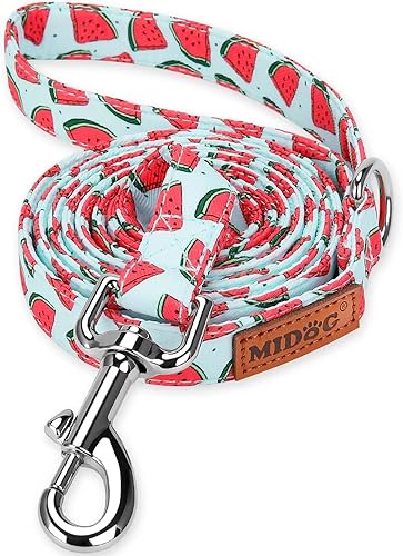 Miniatura 1 de MIDOG Correa para perro, 6 pies de mango acolchado suave de nailon resistente para perros pequeños, medianos y grandes, para caminar y entrenar, 58