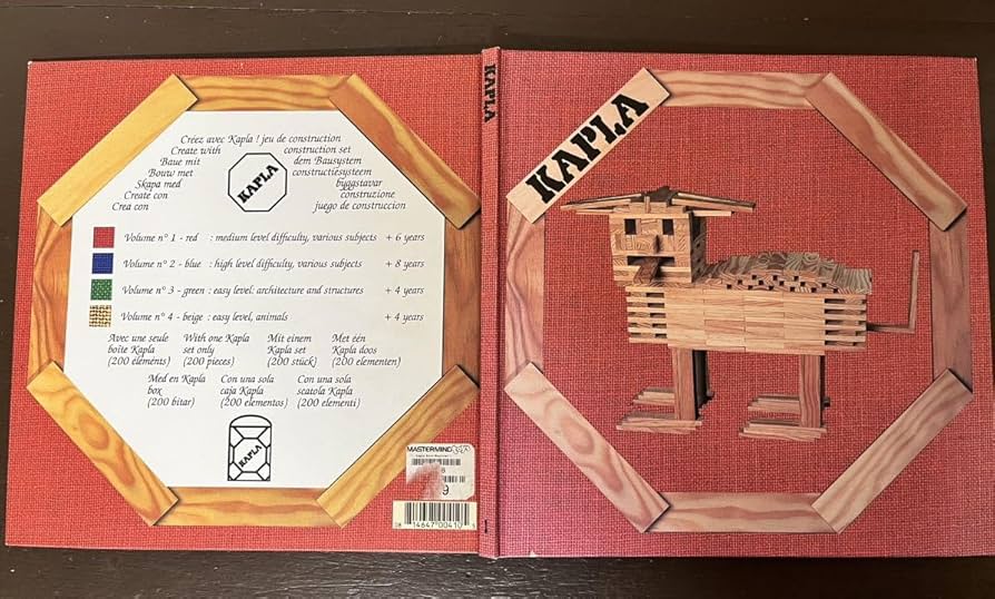 KAPLA 木製ブロックデザイン集 4冊セット 洋書 積み木 KAPLA 木製ブロックデザイン集 4冊セット 洋書 積み木